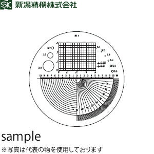 新潟精機 S-35-4 スケールルーペ用スケール板 No.4 適合機種：LSL-35