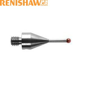 レニショー A-5000-7547 スタイラス ストレート M4 φ2mm ルビー球 ステンレススチール軸 長さ19mm EWL8.9mm【在庫有り】