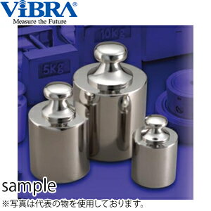 新光電子(VIBRA)　F1CSB-20K　基準分銅型円筒分銅　F1級(特級)　20kg　非磁性ステンレス製