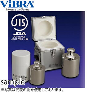 新光電子(VIBRA)　F2CSB-100GJ　JISマーク付基準分銅型円筒分銅　F2級(1級)　100g　非磁性ステンレス製