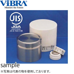 新光電子(VIBRA)　M1DS-200GJ　JISマーク付円盤分銅　M1級(2級)　200g　非磁性ステンレス製