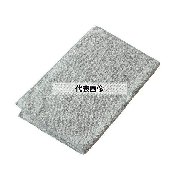 【2個セット】テラモト マイクロファイバークロス エコノミー(10枚入)グレー CE-482-010-7[法人限定] | マイクロファイバークロス テラモト 清掃クロス 300×400mm エコノミー グレー 清掃用品 業務用 クロス 10枚セット 毎日使える クロス ポリエステル