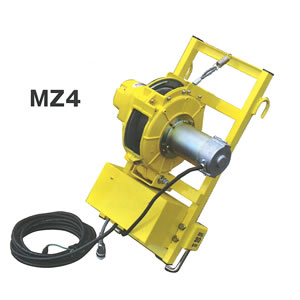 トーヨーコーケン　パネルボーイ　PVシリーズ用　ウインチ　MZ4　(ワイヤ31m付) [法人限定][送料別途お..