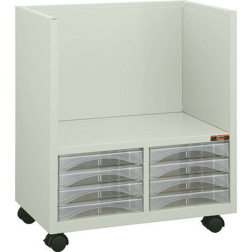 ■TRUSCO 収納ケース キャスター付 下側A浅型引出8個付 BS2A4S4C(0006807)[法人限定][直送元]