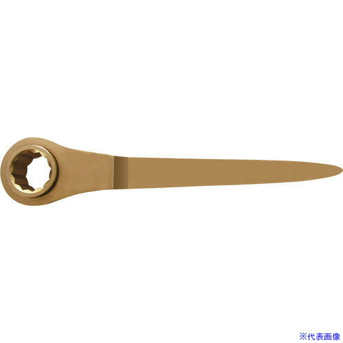 オレンジブック トラスコ中山　TRUSCOAmpcoスイス 防爆シノ付きラチェットレンチ 二面幅寸法22mm 〔品番:CR0022B〕[ 注番:1026367]特長●可燃性雰囲気の状況下で使用可能な防爆仕様です。●ベリリウム銅合金製なので、防爆工具としては比較的硬度が高く変形しにくいです。●非磁性のため、磁気を帯びません。●ミリサイズです。●シノ付きなので番線の締め付けや穴合わせなどにも使用可能です。用途●防爆作業に。仕様●二面幅寸法(mm)：22●全長(mm)：260仕様2材質/仕上●ベリリウム銅合金セット内容/付属品注意原産国（名称）中国JANコード7630027472844本体質量722gオレンジブック トラスコ中山　TRUSCOAmpcoスイス 防爆シノ付きラチェットレンチ 二面幅寸法22mm 〔品番:CR0022B〕[注番:1026367][本体質量：722g]《包装時基本サイズ：280×80×30》〔包装時質量：722g〕分類》手作業工具》防爆用品》防爆レンチ・スパナ☆納期情報：仕入れ先通常在庫品 (欠品の場合有り)