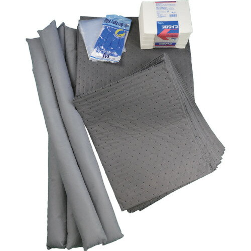 ■JOHNAN 吸収材キット 油吸収材 アブラトール 緊急対策セットE(詰替用) 油吸収量50L ET(1026612)[法人限定][直送元]