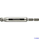 ■VESSEL 剛彩ビット (片頭ボールポイント) 対辺10×100mm GSBP100S(1026803)