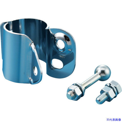 ■緑十字 ミラー用ポール取付金具 PK-38 適合径38mmΦ スチール製 276550(1064630)[送料別途お見積り][法..