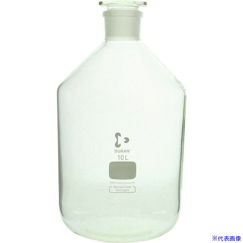 ■SIBATA 試薬びん DURAN 10000mL 017010100001(1066985)[送料別途お見積り][法人限...