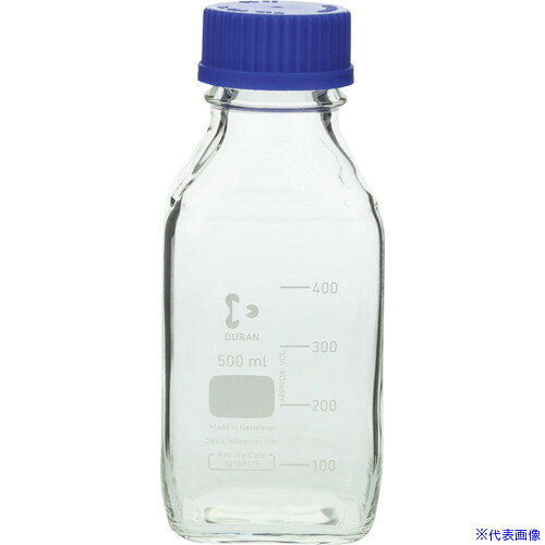 オレンジブック トラスコ中山　TRUSCOSIBATA 耐熱ねじ口角びん 青キャップ付 500mL 10入 〔品番:017230500A〕[ 注番:1067040]特長●従来の丸型のねじ口びんより平面上の占有面積が約20％少なくなっており、保管場所の省スペース化を実現します。●並べたときには、ラベルの向きを揃え易くなっています。仕様●容量(ml)：500●目盛間隔(ml)：100●直径(mm)：78●高さ(mm)：181●口径(mm)：30●フタ色：青●ねじ規格：GL-45仕様2材質/仕上●ほうけい酸ガラスセット内容/付属品注意原産国（名称）日本JANコード4589988601257本体質量4.1kgオレンジブック トラスコ中山　TRUSCOSIBATA 耐熱ねじ口角びん 青キャップ付 500mL 10入 〔品番:017230500A〕[注番:1067040][本体質量：4.1kg]《包装時基本サイズ：420×175×195》〔包装時質量：4kg〕分類》研究用品》ボトル・容器》ボトル☆納期情報：メーカー取り寄品（弊社より発送）