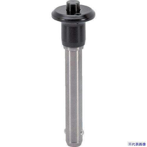■HALDER ボールロックピンセルフロッキングきのこグリップ付 ステン析出硬化ピン25×150 22350.0310(106..