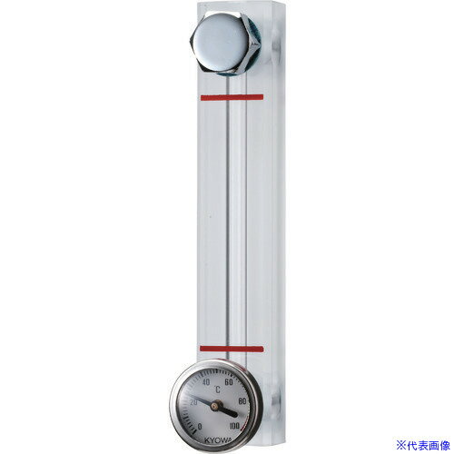 ■協和 アクリル製オイルゲージ KLA-A型/KLA-B型 KLA300BTAM12(1069100)[送料別途見積り][法人・事業所..