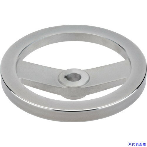 ■HALDER スポークハンドル アルミニウム キー溝付、ハンドルなし 24610.0111(1072997)[送料別途お見積..