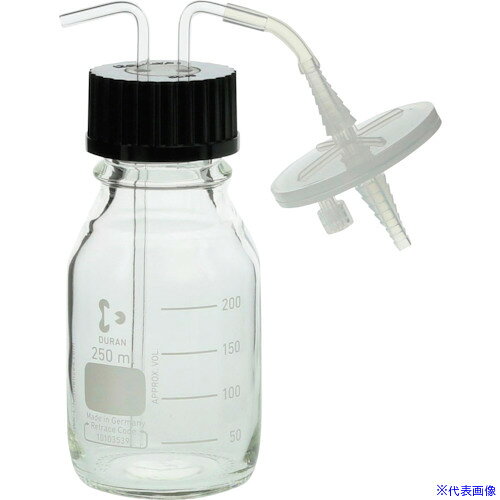 オレンジブック トラスコ中山　TRUSCOSIBATA ねじ口びん フィルターユニット付 250mL 〔品番:016060250〕[ 注番:1073330]特長●ファーメンター用ねじ口びんにディスポタイプの無菌フィルターをセットしたものです。●ジャーファーメンターの通気用、pHコントロール用薬液びん、培地供給用、消泡剤供給用に適しています。●セットした状態でオートクレーブ滅菌ができます。仕様●容量(ml)：250仕様2材質/仕上セット内容/付属品注意原産国（名称）日本JANコード4589988596225本体質量0.4kgオレンジブック トラスコ中山　TRUSCOSIBATA ねじ口びん フィルターユニット付 250mL 〔品番:016060250〕[注番:1073330][本体質量：0.4kg]《包装時基本サイズ：245×140×145》分類》研究用品》ボトル・容器》ボトル☆納期情報：メーカー取り寄品（弊社より発送）