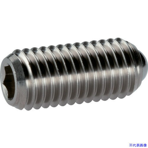 ■HALDER スプリングプランジャ ボール、六角穴付 ステンレス鋼 ボール径1.5 22030.0203(1081495)[送料別途お見積り][法人限定][掲外取寄]