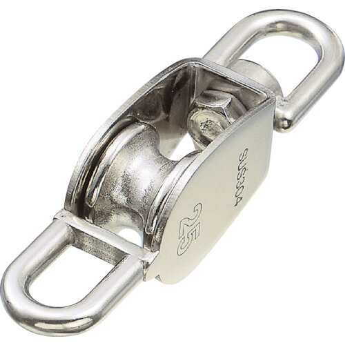 ■水本 滑車 ステンレス 豆ブロックベケ付 参考使用荷重240kgf A1270(1112385)