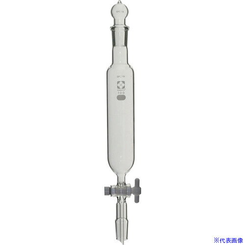■SIBATA SPC分液ロート 円筒形 PTFEコック付 SPC−19−19 100mL 03026019100(1115125...
