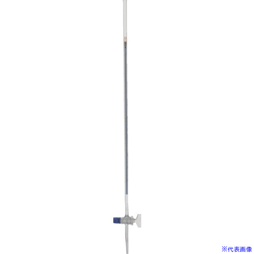 ■SIBATA ビュレット スーパーグレード ガラスコック付 青筋 10mL 02163010(1118317)[送料別途お見積り][法人限定][メーカー取寄]