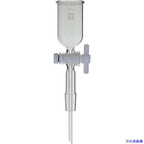 オレンジブック トラスコ中山　TRUSCOSIBATA SPCロート PTFEコック付 〔品番:03127019〕[ 注番:1123012]特長●下端に同じSPC規格のSソケット形が接続可能なPTFEコックの付いたロートです。●アンモニウムイオン蒸留装置、シアンイオン蒸留装置用の部品として使用されます。仕様●口径(mm)：40●上部ロート外径(mm)：40●コック：TF-17●下部：SPC-19●a(mm)：139●b(mm)：75仕様2●081110-アンモニウムイオンジョウリュウソウチ用●063100-アンモニウム試験装置用●081140-シアンイオンジョウリュウソウチ用材質/仕上セット内容/付属品注意原産国（名称）日本JANコード4589988619078本体質量0.2kgオレンジブック トラスコ中山　TRUSCOSIBATA SPCロート PTFEコック付 〔品番:03127019〕[注番:1123012][本体質量：0.2kg]《包装時基本サイズ：300×85×95》分類》研究用品》理化学用品》シャーレ・ロート☆納期情報：メーカー取り寄品（弊社より発送）