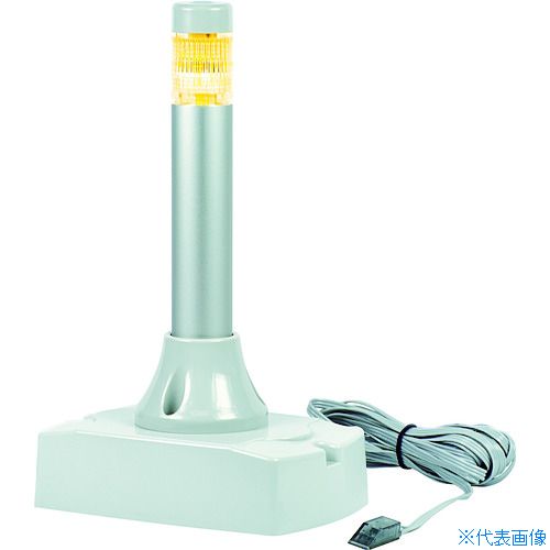 ■NIKKEI FAX着信表示機 ニコFAX VL04S型 LED回転灯 22パイ 2段階点滅ブザー付き VL02P100FXB(1141036)[..