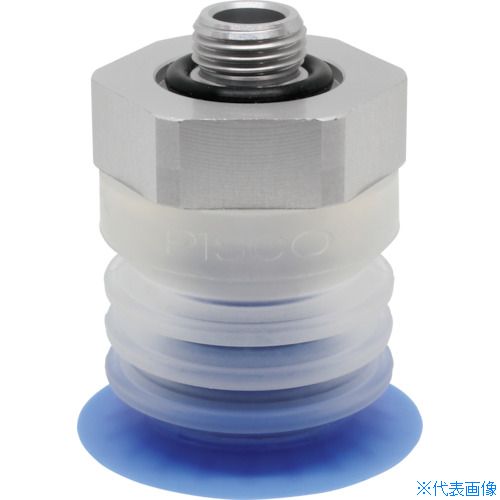 オレンジブック トラスコ中山　TRUSCOPISCO 包装袋用真空パッド直付型40度3段G1/4球面型 〔品番:VPE30PBS43G2FS〕[ 注番:1141489]特長●リップ部は軟らかく、ベローズ（蛇腹）部は硬い材質を使用しています。...