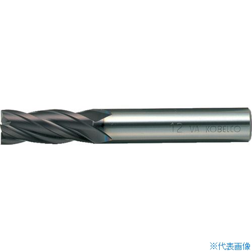 ■三菱K 4枚刃バイオレット ハイススクエアエンドミルミディアム刃長(M)25mm VA4MCD2500(1142615)