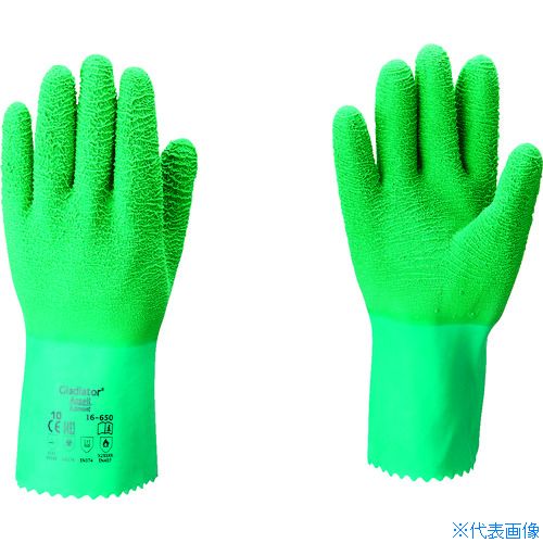■Ansell 耐切創・耐薬品手袋 アルファテック 16−650 XLサイズ 1665010(1146583)