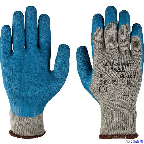 オレンジブック トラスコ中山　TRUSCOAnsell 作業用手袋 アクティブアーマー 80−100 Lサイズ 〔品番:801009〕[ 注番:1146632]特長●天然ゴムのコーティングで、優れた機械的性能を発揮し、最高の保護と耐久性を実...