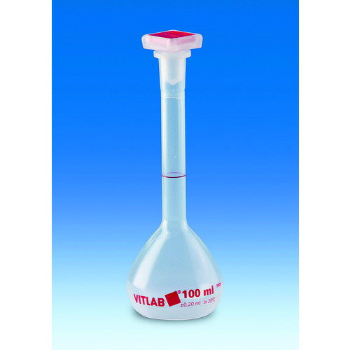 ■VITLAB 1032-06 メスフラスコ PMP(NSタイプ) 67595(1152024)
