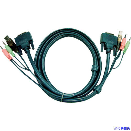 ■ATEN DVI-Iケーブル シングルリンク対応 1.8m 2L7D02UI(1152074)[送料別途お見積り][法人限定][掲外取..