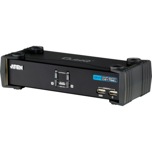 ■ATEN　KVMPスイッチ　2ポート　／　DVI　／　USB2．0ハブ搭載　 〔品番:CS1762A〕[TR-1152975][送料別途見積り][法人・事業所限定][掲外取寄]