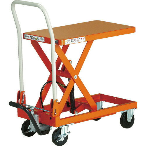 ■TRUSCO ハンドリフター 150kg 折りたたみ式400X720 HLFAS150F(1157883)[送料別途お見積り][法人限定]