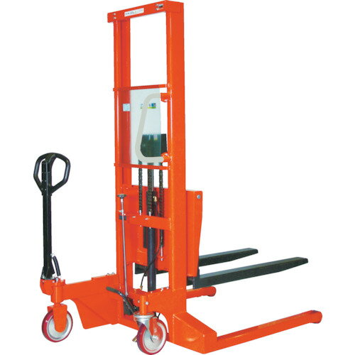 ■TRUSCO コゾウリフター 足踏み式 400kg 脚内幅900mm BEAH40015W9(1158387)[送料別途お見積り][法人限..