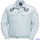 ■XEBEC 綿ポリ混紡ペンタスフルハーネス仕様空調服XE98101−22−5L シルバーグレー XE98101225L(1158962...
