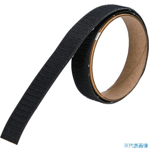 ■TRUSCO マジックテープ[[R下]]TMSDシリズフックのみ25mmX1m黒 TMSD251BK(1160628)