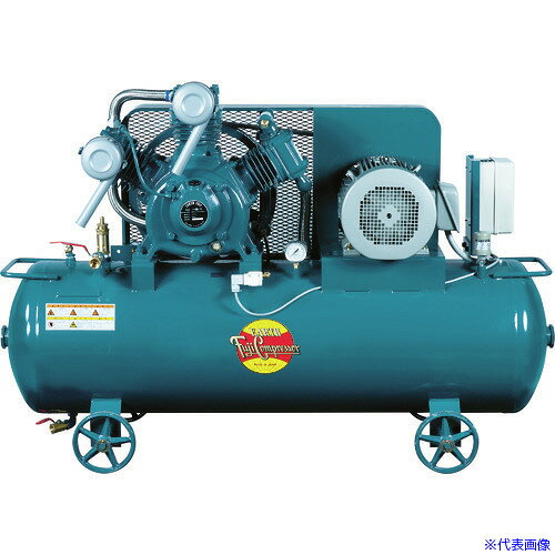 ■富士 レシプロコンプレッサー(給油式) 汎用形空冷コンプレッサー 7.5KW 50Hz FS75LPMT50(1164922)[法人限定][直送元]