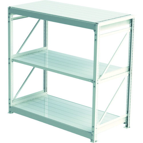 ■IRIS 重量ラック1 セット W1200＊D900＊H2100 基本 3段 HK1290213(1166198)[法人限定][直送元]