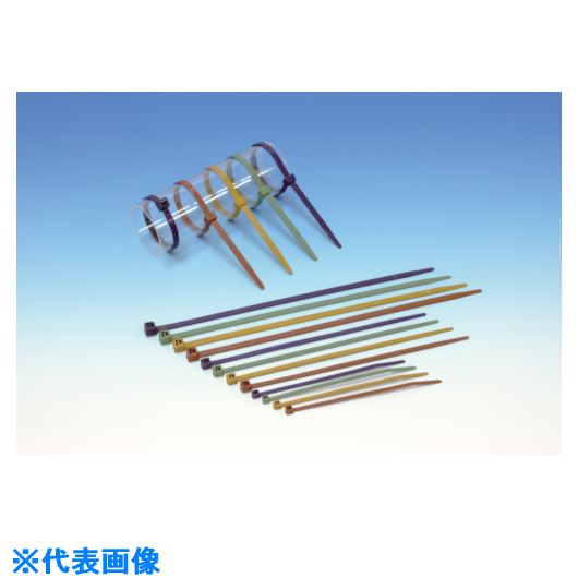 ■TYTON インシュロックタイ メタルコンテントタイ (100本入) からし 幅2.5mm MCTS100MST(1178678)[送料..