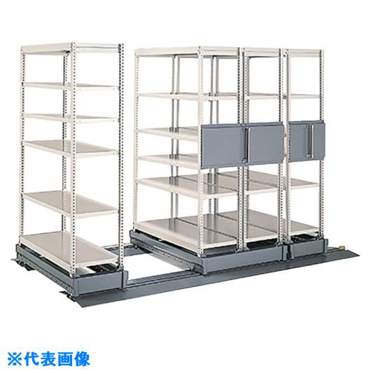 ■NAIKI 手動式移動ラック W1010×D324×H2245 NSMK7336SK(1181838)[送料別途お見積り][法人限定][外直送]