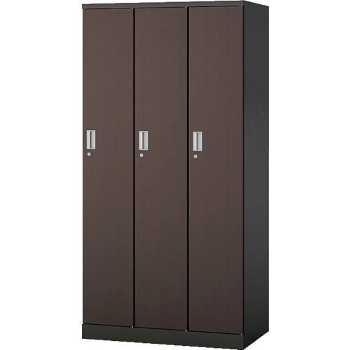 オレンジブック トラスコ中山　TRUSCONAIKI 3人用ロッカー(アジャスター 〔品番:HLN3MJDW〕[ 注番:1187008]特長仕様●間口(mm)：900●奥行(mm)：515●高さ(mm)：1800●色：ダークウォールナット●タイプ：3人用仕様2●3人用ロッカー(アジャスター材質/仕上セット内容/付属品●1室あたり：棚板1枚、網棚1枚、ハンガーパイプ、フック、鏡、トレー付タオル掛、小物入れ注意原産国（名称）日本JANコード本体質量64.5kgオレンジブック トラスコ中山　TRUSCONAIKI 3人用ロッカー(アジャスター 〔品番:HLN3MJDW〕[注番:1187008][本体質量：64.5kg]分類》オフィス・住設用品》オフィス家具》ロッカー☆納期情報：オレンジブック掲載以外でメーカー直送品【法人限定＝会社名ご記入お願い致します。】