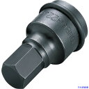 ■TONE インパクト用ヘキサゴンソケット 対辺寸法22mm 差込角19.0mm 6AH22(1197533)