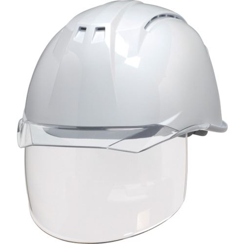 ■DIC 透明バイザーヘルメット(シールド面付) AA11EVO−CSW KP 白/クリア AA11EVOCSWHA6KPWC(1200504)[送料別途お見積り][法人限定][外直送]