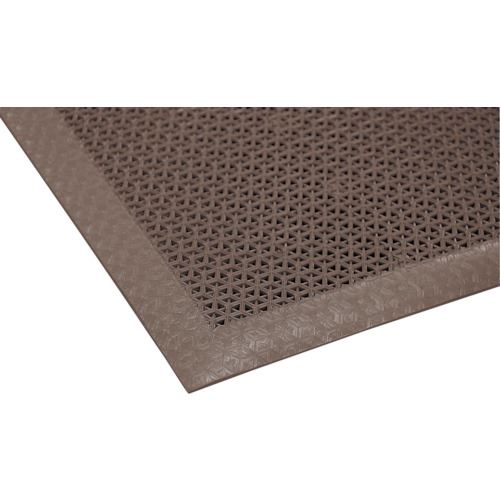 ■コンドル 風除室用マット ブイステップマット7 #13 900mm×1350mm ブラウン F20713BR(1203705)[送料別途お見積り][法人限定][掲外取寄]