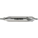 ■ヤマワ 強ねじれ溝A形60° センタ穴ドリル CE-S 1.5X60°X5 CES15(1208209)
