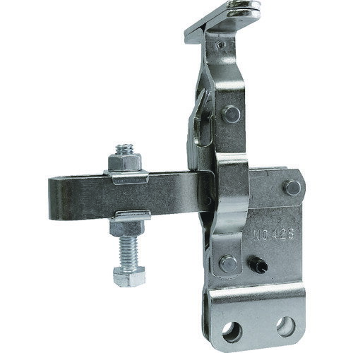 ■角田 ハンドル縦型トグルクランプ(下方押え型) No.42S 締圧力1.5kN KC42S(1216929)