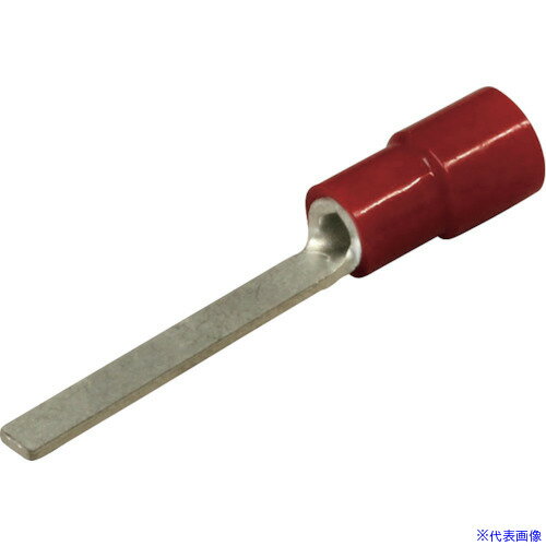 ■ニチフ 環境配慮形 絶縁被覆付圧着端子 (BT形)棒形 TMEX BT-1.25-18-RED (100P) TMEXBT1.2518RED(1227824)[送料別途見積り][法人・事業所限定][掲外取寄]