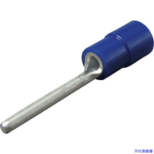 ■ニチフ 環境配慮形 絶縁被覆付圧着端子 (TC形)棒形 TMEX TC-2-16-BLU (100P) TMEXTC216BLU(1227827)