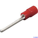 ■ニチフ 環境配慮形 絶縁被覆付圧着端子 (TC形)棒形 TMEX TC−1.25−16S−RED (100P) TMEXT...