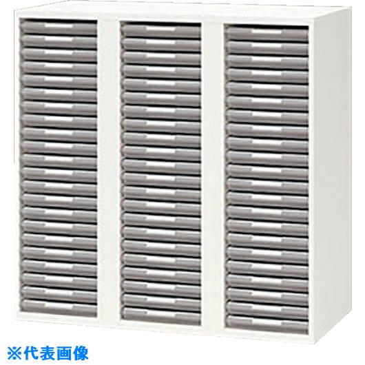 ■NAIKI 収納庫 CW型 トレー書庫 浅型・A4用 W899×D450×H900 CW0909ALSW(1230482)[送料別途お見積り][法..