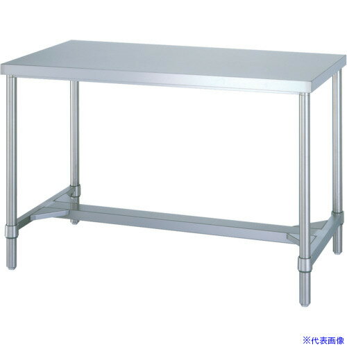 ■シンコー ステンレス作業台(H方枠タイプ・SUS304) 1500×900×800 WHN15090(1236548)[法人限定][外直送元]